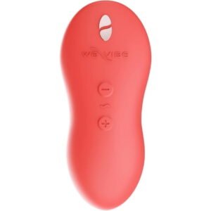 We-Vibe Touch X Rechargeable Personal Massager for Women, Waterproof Compact Design, Coral