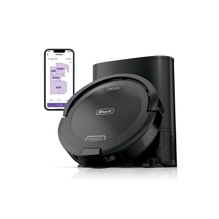Shark Navigator Robot Vacuum, Self-Emptying, Smart Path Navigation, Object Detect & Avoid, RV2100AE