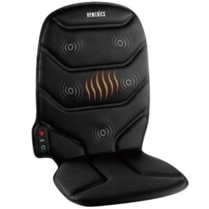 HoMedics Massage Comfort Cushion with Heat, Integrated Control for Back
