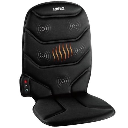 HoMedics Massage Comfort Cushion with Heat, Integrated Control for Back