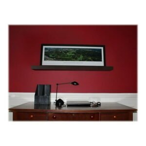 InPlace Shelving Rectangle Wood Modern Wall Mounted Floating Wall Shelf, One, 48Wx10Dx2H, Espresso