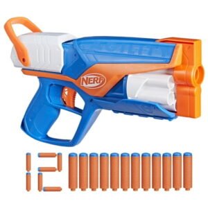 Nerf N Series Agility Blaster & 12 Nerf N1 Darts Compatible Only with N Series Blasters, Boys and Girls, Ages 8 and up