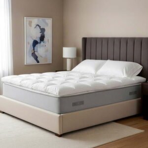 Superior Huron 2 inch Down Alternative Hypoallergenic Polyester Mattress Topper, White, King