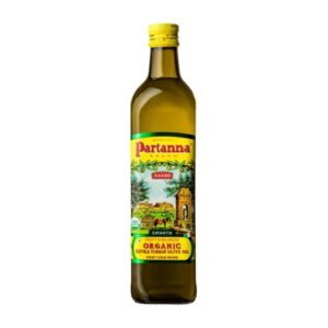 Partanna Organic Extra Virgin Olive Oil - Premium 100% Castelvetrano Oil - High Polyphenol - First Cold Pressed - Early Harvest in Sicily - Award Winning Italian EVOO -Monovarietal - 25.5oz (750 ML)