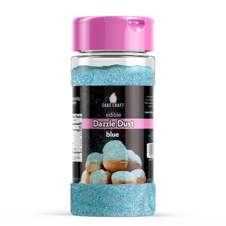 Cake Craft Blue Dazzle Dust, Cake Decoration, 1.76 oz. Jar
