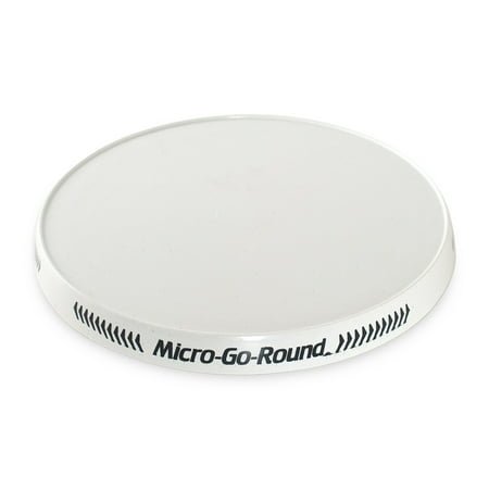 Nordic Ware Compact Micro-Go-Round, BPA-free and Melamine Free Plastic, 5 Year Warranty, 9.13" X 9.13" X 0.06"