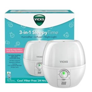 Vicks 3-in-1 Sleepy Time Ultrasonic Humidifier & Diffuser