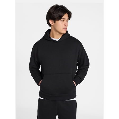 No Boundaries Oversized Hoodie with Long Sleeves, Men's XS-4XLT
