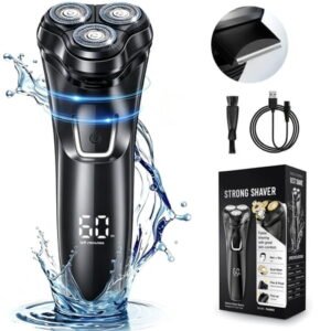 Nogroa Electric Razor for Men, Waterproof Cordless Electric Shaver with Pop-up Beard Trimmer, Ideal Gift for Him Husband Dad