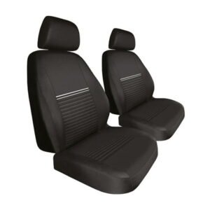 Auto Drive Broadcast Polyester Car Seat Cover, 2-Pack, 211659, Fits Most Vehicles