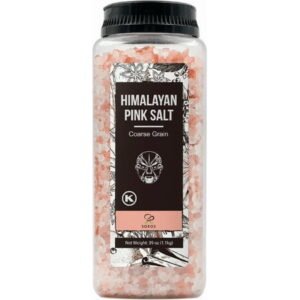 Soeos Himalayan Pink Salt, Coarse Grain, 39Oz (2.4lb), Non-GMO Kosher Salt for Grinder