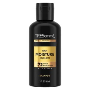 TRESemmé Rich Moisture Hydrating Shampoo With Up To 72H Hydration For Dry Hair, Formulated With Pro Style Technology, 3 fl oz