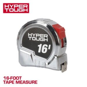 Hyper Tough 16-foot Chrome Tape Measure with Nylon Coated Blade