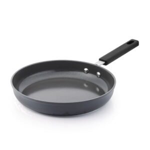 SENSARTE Nonstick Ceramic Frying Pan Skillet, Induction Omelette Pan Egg Pan, Healthy Cookware Chef's Pan with Heat-Resistant Handle, Gray, 9.5"