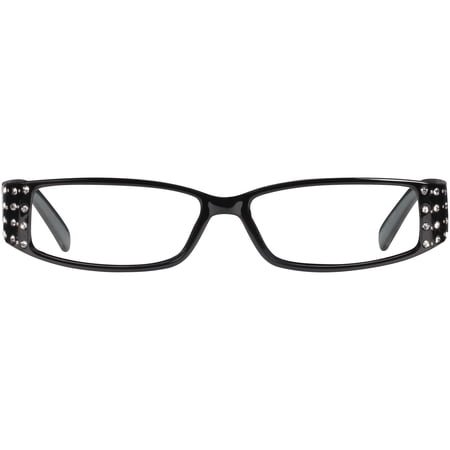 M Readers Erin +1.00 Reading Glasses, Black
