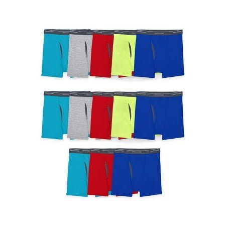 Fruit of the Loom Boys' CoolZone Boxer Briefs, 10+3 Bonus Pack
