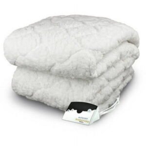 Biddeford Electric Heated Sherpa, Quilted Mattress Pad, Full