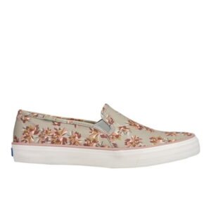 Keds Womens Double Decker Canvas Slip On Athletic Sneakers Casual Shoes