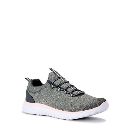 Athletic Works Women's Bungee Slip On Sneakers, Wide Width Available