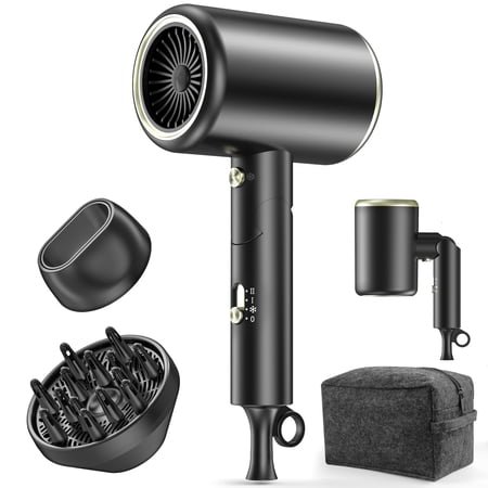 Hair Dryer,Juyafio 150000RPM Upgraded Professional Ionic Blow Dryer with diffuser for Women Men