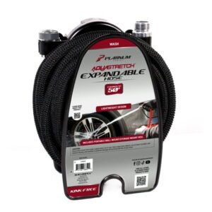 Platinum Series Aquastretch Expandable Garden and Auto Hose With Holder