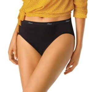 Hanes Women's Super Value Cotton Hi-Cut Underwear, 12-Pack
