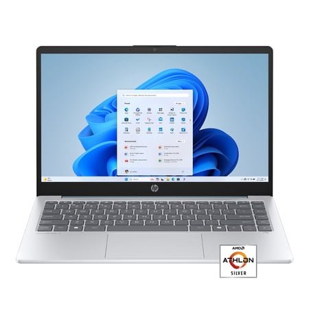 HP 14 inch HD Windows Laptop AMD Athlon 7120 4GB RAM 128GB SSD Moonlight Blue