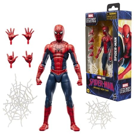 Marvel Legends Series Spider-Man, Spider-Man: Brand New Day 6" Collectible Action Figure