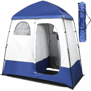 GVDV Camping Shower Tent, 2 - Person Privacy Tent with Carrying Bag