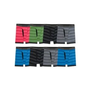 Fruit of the Loom Boys' CoolZone Boxer Briefs, 7+1 Bonus Pack