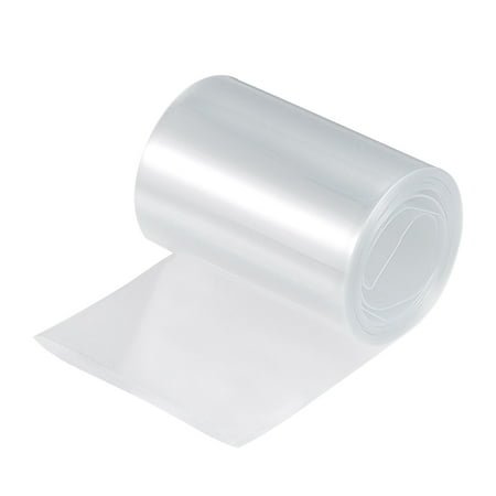 Uxcell 75mm Flat 10ft Clear Heat Shrink Tube Wraps Battery Wrap for Big Battery Pack