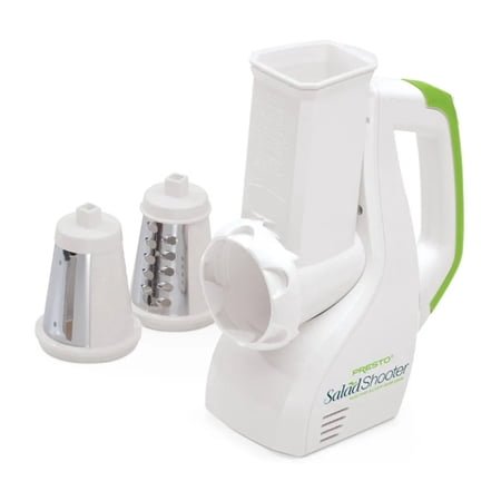 Presto Salad Shooter Electric Slicer 02910, White