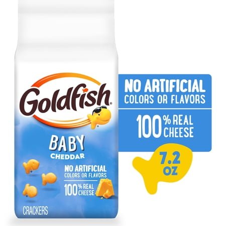 Goldfish Baby Cheddar Cheese Crackers, 7.2 oz Bag
