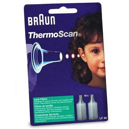 Braun Braun ThermoScan Lens Filters, 40 ea