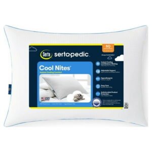 Sertapedic Cool Nites Queen Bed Pillow, by Serta