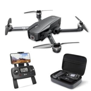 Holy Stone HS720 GPS Drones with Camera 4K UHD for Adults, Foldable Quadcopter with Brushless Motor, 1 Battery Offer 26 Mins Flight Time, Black