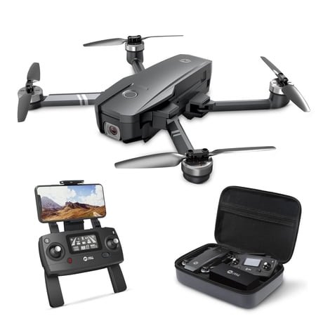 Holy Stone HS720 GPS Drones with Camera 4K UHD for Adults, Foldable Quadcopter with Brushless Motor, 1 Battery Offer 26 Mins Flight Time, Black