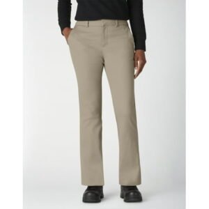 Genuine Dickies Women's Regular Bootcut Flat Front Pant