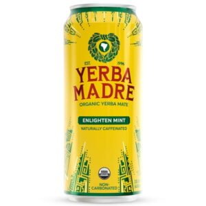 Yerba Madre Organic Yerba Mate Enlighten Mint, 15.5 fl oz Can