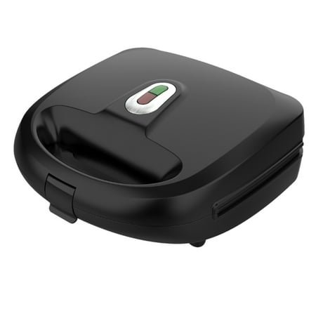 Mainstays 2 Slice Removable Plates Waffle and Sandwich Maker, Ceramic Nonstick, 750 Watts