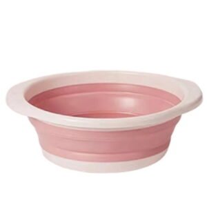 Sorrowso Multi-Purpose Folding Collapsible Wash Basin Lightweight Portable Face Basins