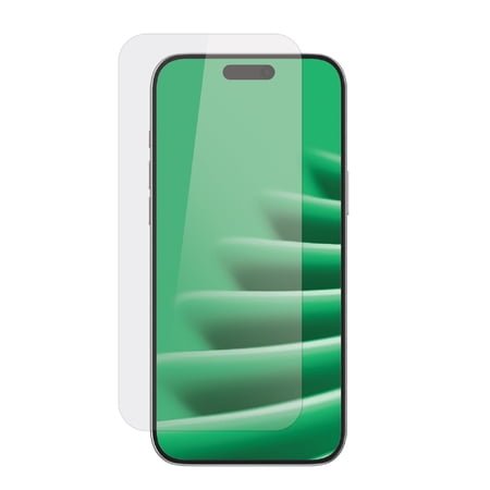 onn Impact Resistant Glass Screen Protector with Easy Application Tray for iPhone 17