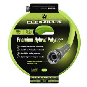 Flexzilla® Premium Grade Garden Hose, 5/8 in. x 50ft., Hybrid Polymer, ZillaGreen™