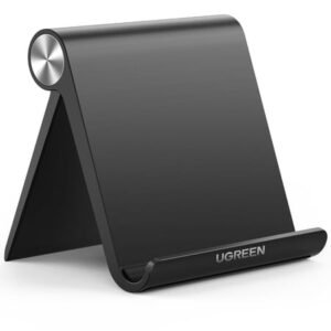 UGREEN Desk Tablet Stand, Adjustable and Durable Holder Compatible for iPad, Compact and Foldable, Free your hands