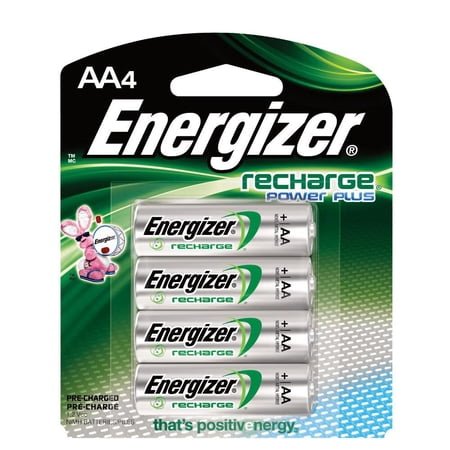 Energizer Rechargeable AA Batteries (4 Pack), Double A Batteries