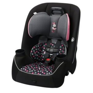 Disney Baby Easy Elite Slim All-In-One Convertible Car Seat, Modern Minnie