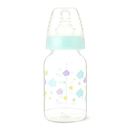 Parent's Choice Standard Neck Baby Bottle, Newborn, Unisex, Multicolor, 5 fl oz