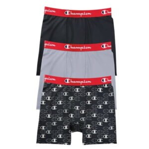 Champion Men's Athletics Everyday Active Lightweight Stretch Boxer Brief, 3 Pack