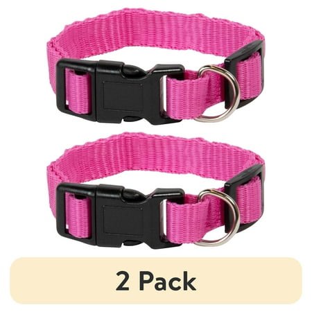 (2 pack) Pet Champion Medium Pink Collar for Dogs