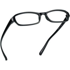 LifeArt Blue Light Blocking Glasses, Computer Reading Glasses, Transparent Lens, Reduce Eyestrain, Stylish for Women and Men (+3.75 Magnification, Black)